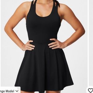 Medium Fabletics boost performance tennis dress black
